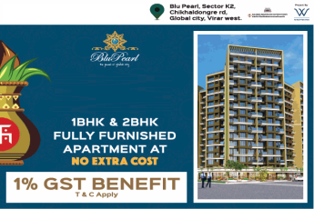SB Blu Pearl presents 1 & 2 bhk fully furnished apartments at no extra cost in Mumbai